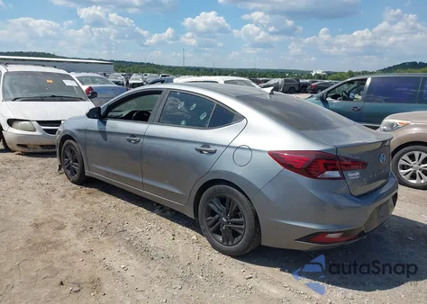 2019 Hyundai Elantra Sel from USA, damaged, VIN KMHD84LFXKU767802